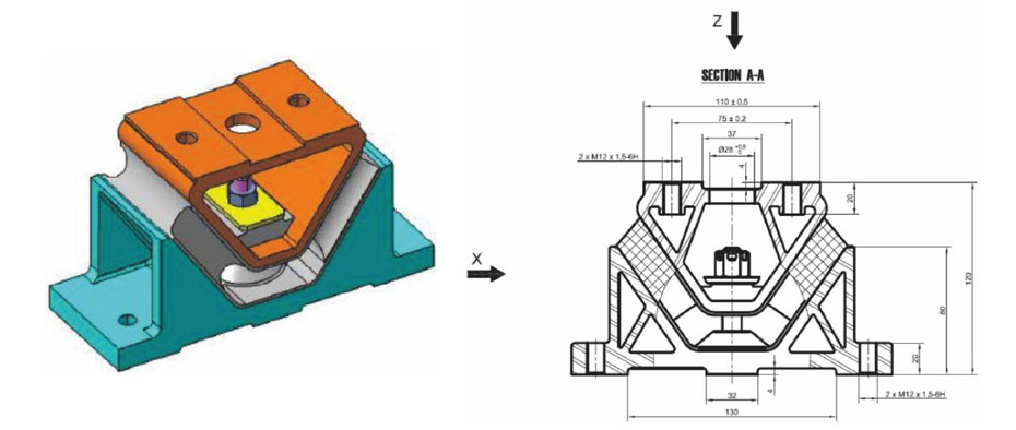 ENGINE PEAR MOUNT發(fā)動機后支撐
