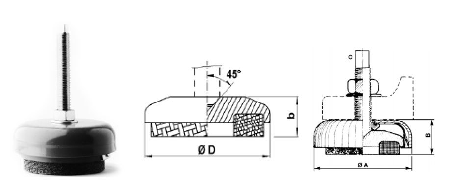 V43 - V46H全金屬機(jī)器安裝件