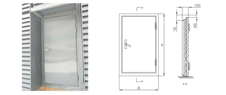 JNM系列隔聲門(mén)