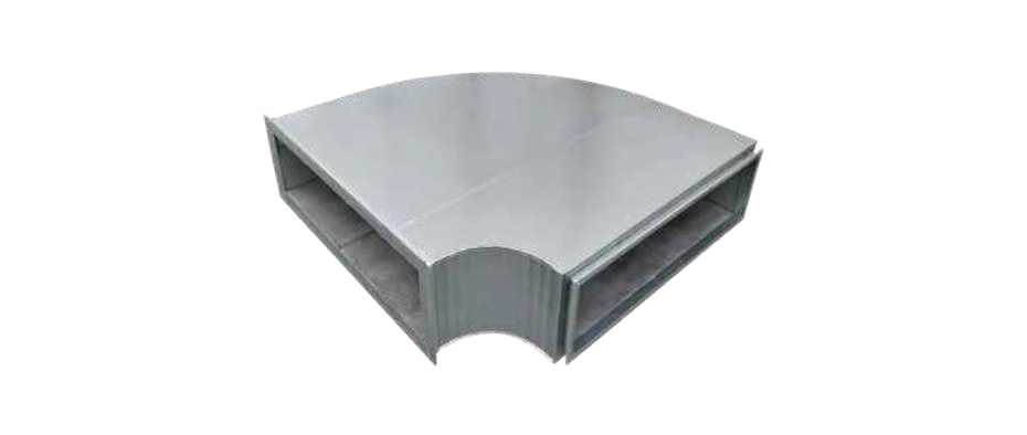 JNG-S30、JNG-S50系列消聲風管水平彎頭