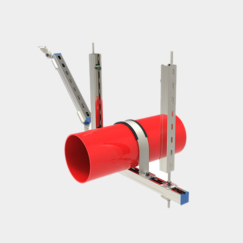 DN200以上單管側(cè)向抗震支架