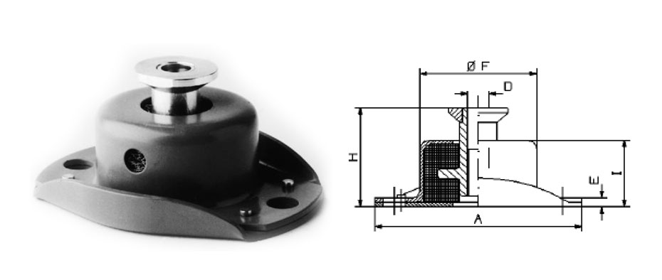 V5651 - V5653全金屬隔振器