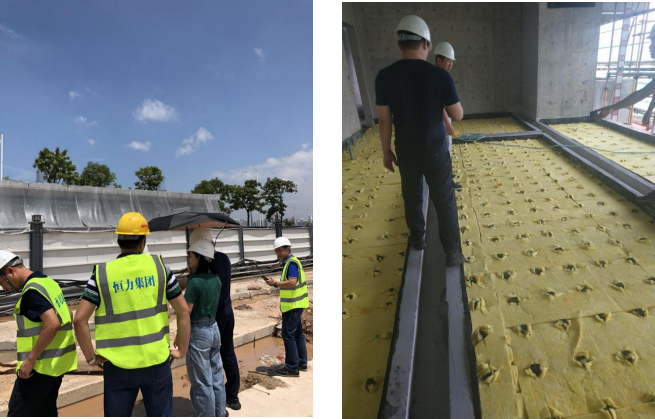 浮筑樓板施工現(xiàn)場