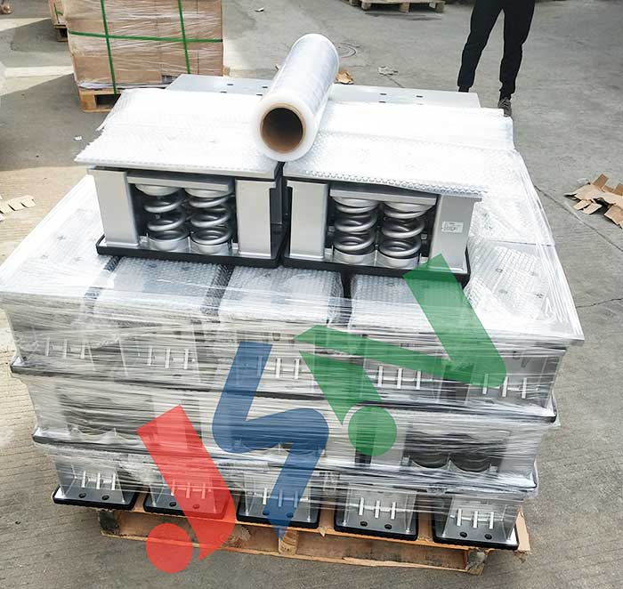 寧波新世界項目選用金諾減震臺座配套阻尼彈簧減振器案例！